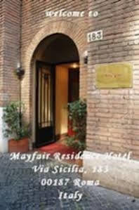 Hotel Mayfair Residence Roma Esterno foto